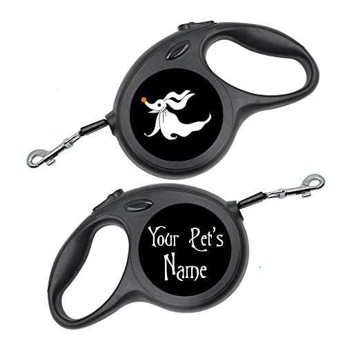 Retractable Dog Leash Personalized w/Your Pet's Name (Zero, Small 16ft)