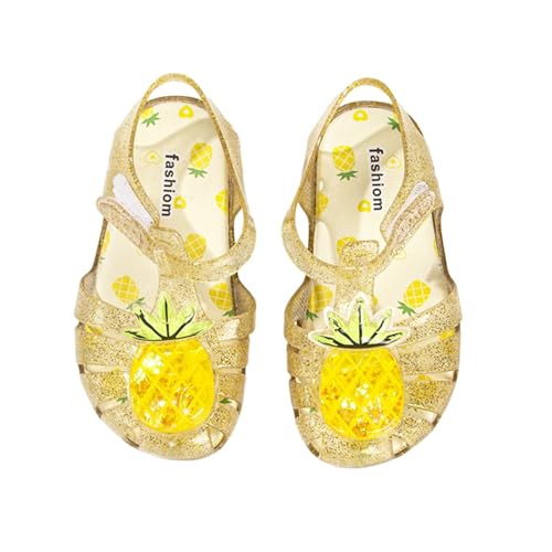 SywzX&xfybz Girls Jelly Sandals Girls Dress Shoes Princess Sandals Water Beach Flat Sandals
