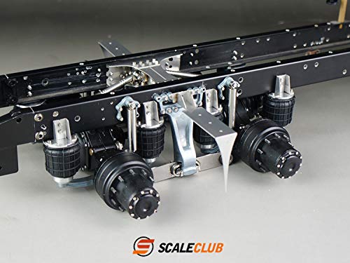Amazon.co.jp: 1/14 トラック・トレーラー SCALECLUB製 エアサス8個