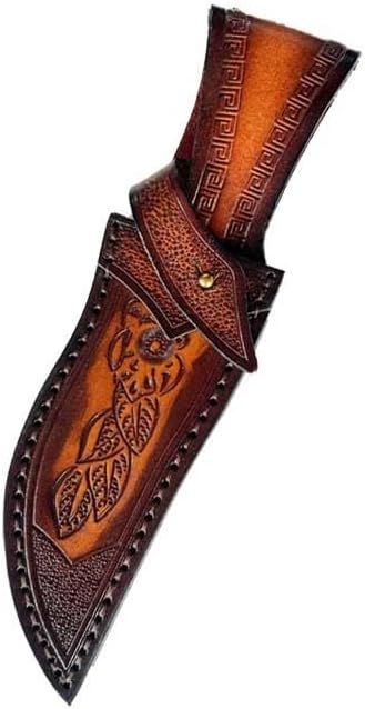 1PC Leather Knife Sheath, Universal Knife Scabbard for Belt Fits for Outdoor Fixed Knife