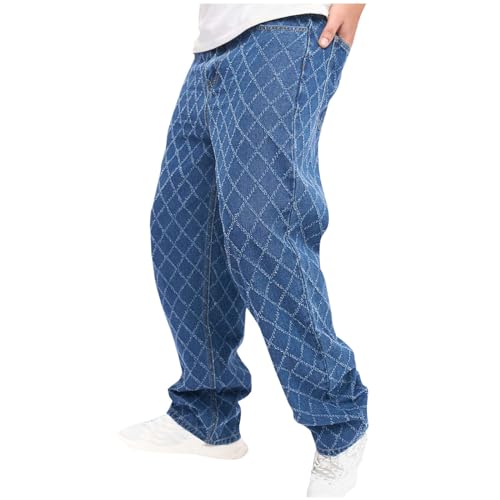 Punk Style Denim Pants Casual Cotton Loose Fit Breathable Jeans Fashion Solid Comfy Patchwork Streetwear Jeans Pants4