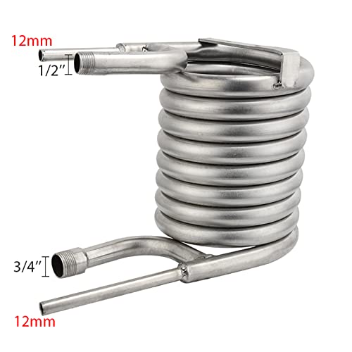 Aizyr 304 Stainless Steel Coil Tube Chillers - Counterflow Wort Chiller Homebrew Beer Brewing Equipment Wine Making Machine Part #TOP1