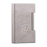 Matériaux de haute qualité : le briquet au butane est fabriqué en alliage de zinc de haute qualité, robuste et durable. Convient aux bougies, feux d'artifice, cheminées, bois, feux de joie, camping et tout environnement.