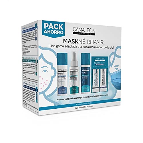 Camaleon Cosmetics , Maskné Repair Sparpaket, 3 Einheiten, 30ml + 50ml + 30ml Cover