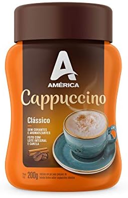 Cappuccino em Pó América Clássico Pote 200 g