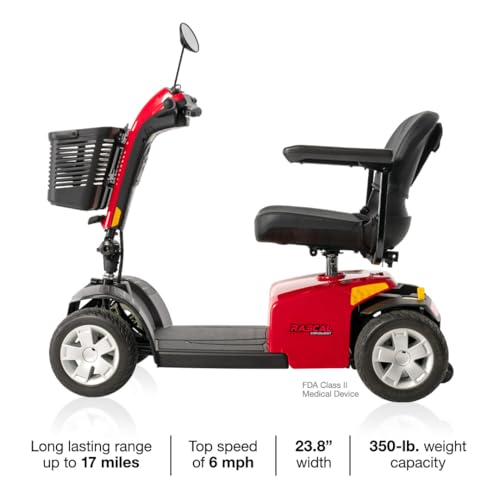 Rascal Conquest 4-Wheel Heavy-Duty Outdoor Mobility Scooter, Long-Range Battery-Powered Electric Travel, 350lb Capacity, Battery Included Alternate view