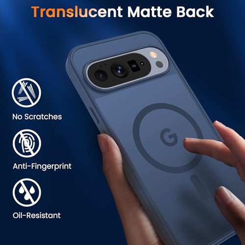 Image of WRJ Magnetic Case for Google Pixel 10 /10 Pro 6.3-Inch, Blue