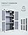 Gizoon Outdoor Storage Cabinet with 3 Shelves, Double Lockable Wooden Garden Shed with Waterproof Roof, Outside Vertical Tall Tool Shed for Yard Patio Lawn Deck-Grey