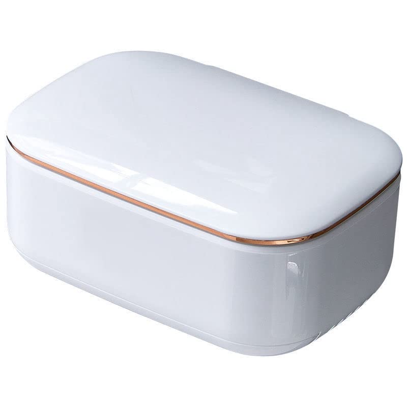 Jabonera portátil for baño, Resistente al Agua, de Alta Capacidad, Ideal for el hogar y(Blue)