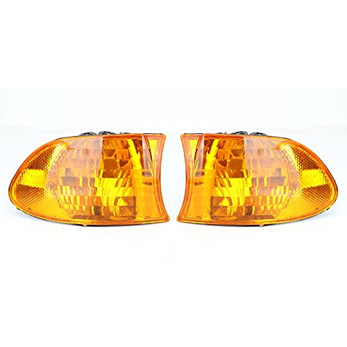 2X Turn Signal Indicator Corner light Lamp for BMW 7 Series E38 1999-2003 (Amber)