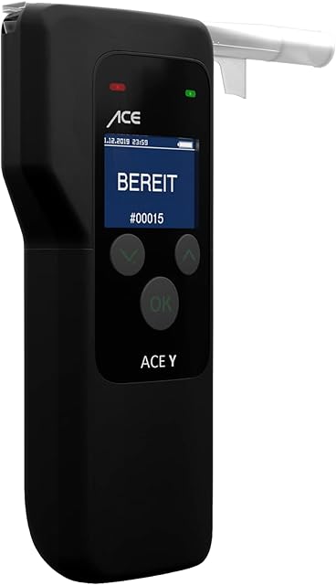 ACE 107353 Y-Official Successor Alcotest 3000 Breathalyser with Dräger Police Sensor