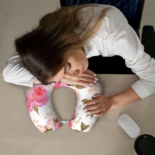 Almohada de poliéster negra para cuello y hombros miniatura 7