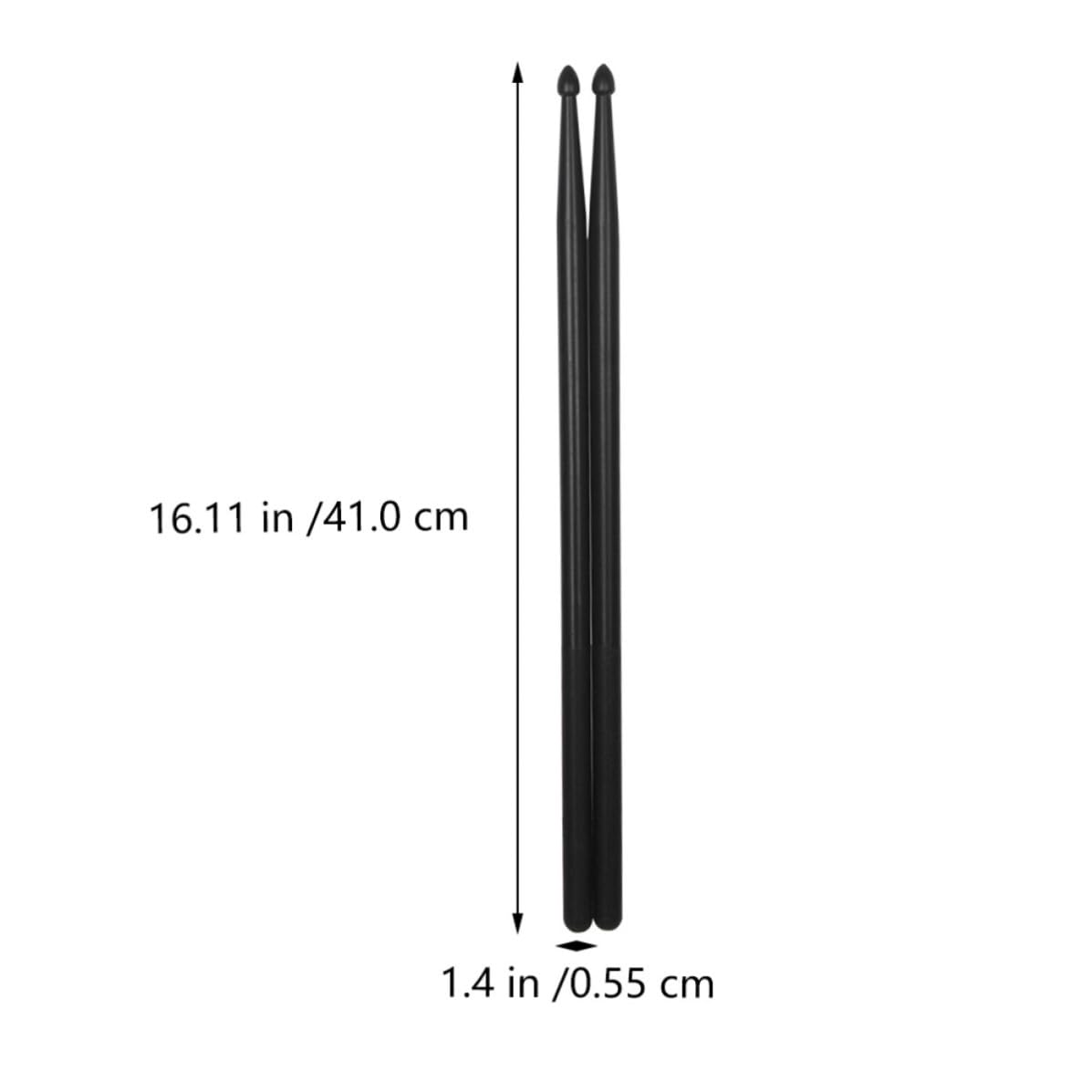 Toddmomy 5 Paires de Baguettes de Batterie Simples en Nylon Confortables Couleur Aléatoire pour Débutants et Garçon et Filles, pour Concerts et Performances en Groupe