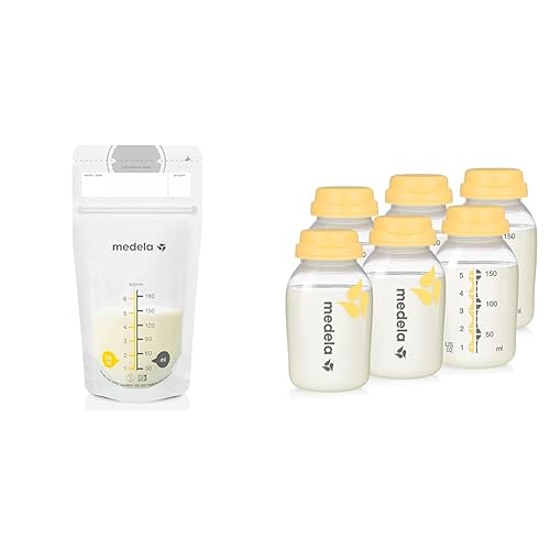 Medela Paquete de almacenamiento de leche materna bolsas, botellas y accesorios