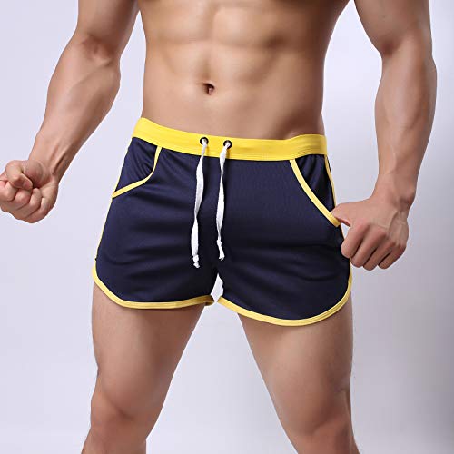 Mens Trunks, Swimming Trunks For Men Short, Dissolving Swim Trunks Men, Swim Suit Mens, Compression Swim Trunks Men, Swim Trunks For Boys, Mens Bathing Suit Inch Inseam Dark Blue #TOP2