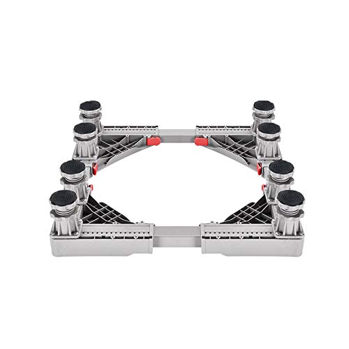 GKJHTED Base de Plataforma rodante Ajustable de Alta Resistencia para Lavadora, refrigerador y Secadora, Estante Multifuncional con Ruedas de 4, 8 y