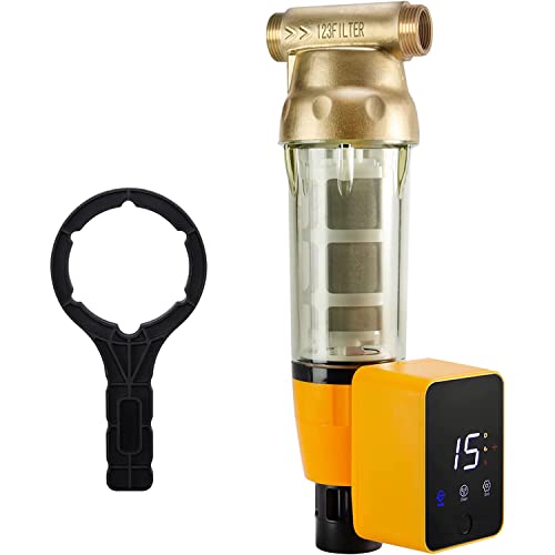 iSpring WSP50ARB-E Filtro de Sedimentos para Agua Spin Down, Reut...