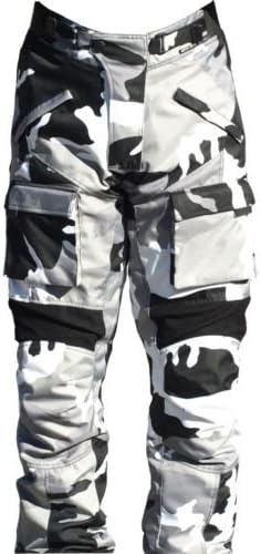 Ash Motorcycle GREY camo pants cordura textile SIZE 32