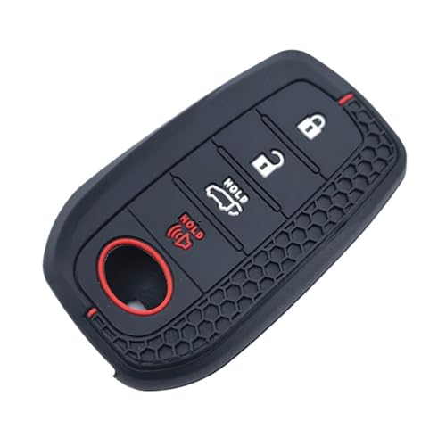 Coque silicone clé Toyota CHR Hilux Fortuner protection boîtier voiture 4 boutons