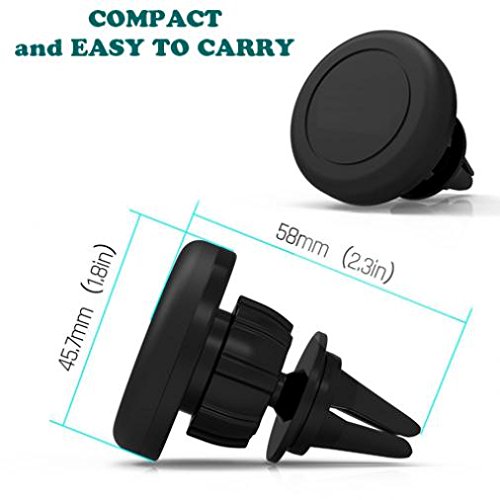 Car Mount for Galaxy A10e, Magnetic Air Vent Holder Swivel Dock Strong Grip Compatible with Samsung Galaxy A10e