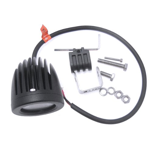 TMH 10w Cree LED Work Light Round Shape 30 Degree Spot Beam Lamp Off-road, 4wd, 4x4, Utv, Sand Rail, Atv, Suv, Motorbike, Motorcycle, Bike, Bus, Trailer, Truck, Train, Mining Truck, Excavator, Bulldozer, Crane, Road Roller, Fork Lift, Fire Engine, Police