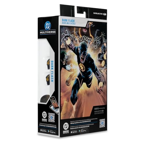 DC Comics DC Multiverse Action Figure Dark Flash (Dark Mulitverse) (Red Platinum Edition) 18 cm - Image 11