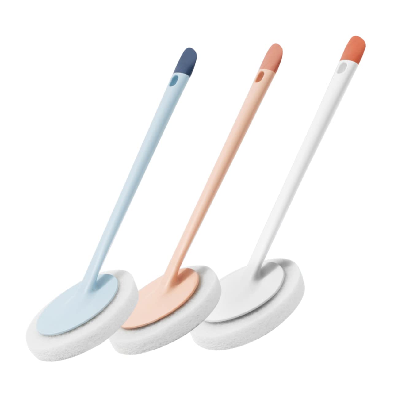 Cabilock 3pezzi Spazzola Multiuso Per Pulizia Del Bagno e Wc Scopa Per Pavimenti Resistente Accessori Pratici Per Pulizia Della Casa e Prodotti Per