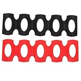 Garneck 2pcs Foldable Silicone Bottle and Can Stacker Mat Non-slip Fridge Beverage Organizer for Pantry Countertop Cabinet Space-saving Horizontal Beverage Storage Rack Compatible with