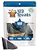 123 Treats | Hooves for Dogs | 100% Natural Long Lasting Dental Dog Chews Made from Free Range, Grass Fed Cattle with NO Additives, Coloring or Chemicals (10 Count)