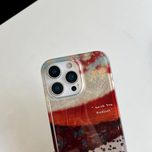 ZUDIISO for iPhone 13pro case,Artistic iPhone Case with Beaded Strap, Marbled Resin Design, Wish You Good Luck Quote (Beaded Strap+Phone case, iphone13pro) by ZUDIISO - Used condition - Image 3