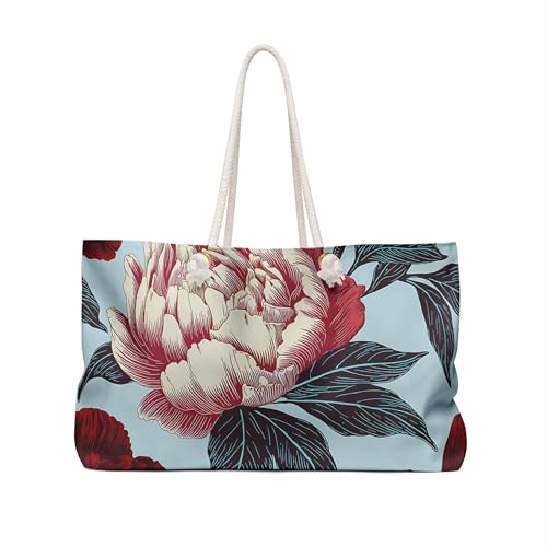 Vintage Floral Weekender Bag - Stylish & Spacious Travel Tote2