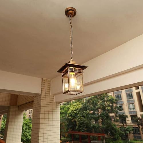 Plafond étanche en aluminium pour protéger votre éclairage de patio rétro