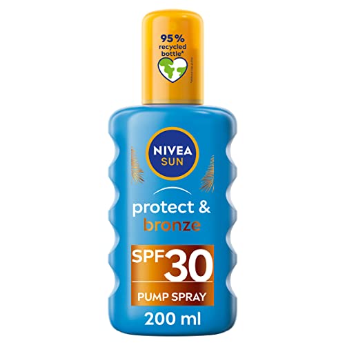 Nivea Nivea Sun Tan Activating Cream Spray Spf 30 Protect & Bronze200 ml, 200ml – Image 2