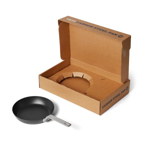 Image of YETI Carbon Steel Skillet 10 inch - Pre-Seasoned Nonstick, Rust-Resistant, Use on Stovetop, Oven, Grill, or Campfire