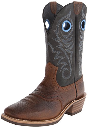 Ariat Men's Heritage Roughstock Western Cowboy Boot, Earth/Vintage Black, 10 D