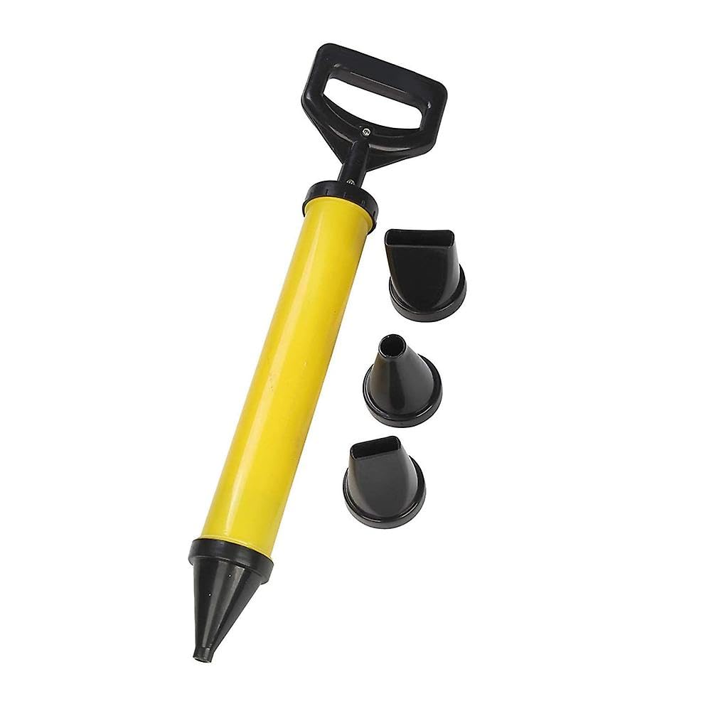 Mortar Gun Brick Pointing Grouting Cement Caulking Gun Set 4 Nozzle Professional Tool Mortar Grouting Pump