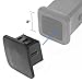 HURENTEK Trailer Hitch Cover, Size 2 inches Black Receiver Tube Trailer Hitch Plug - Set of 2…