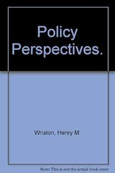 Hardcover Policy perspectives, (Brown University bicentennial publications: studies in the fields of general scholarship) Book