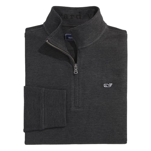 Image of vineyard vines Men's Saltwater Quarter-Zip Pullover Sweater