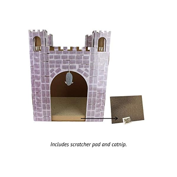 Midlee castle cat scratcher house - image 6