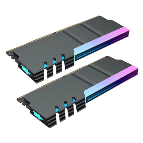Refroidisseur de Mémoire RAM ARGB 5V Dissipateur Thermique PC Noir