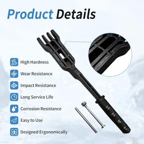 LVACODV Bump Handle Assembly for Hayward EC40, EC40AC, EC50A, EC50AC, EC65, EC65A, EC75 and EC75A, Pool Filter Bump Handle Compatible with Hayward ECX1040 DE Perflex Filter