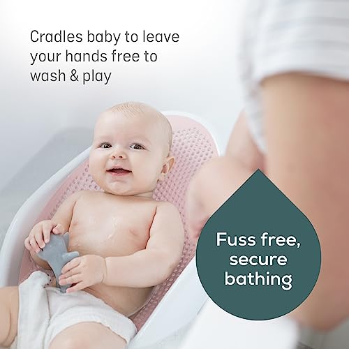 Angelcare - Baby Bath Support - Soft Touch Support - Water Level Indicator - Ideal for Babies Less Than 6 Months Old - Pink - Image 4