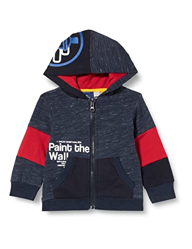 Chicco cardigan à capuche garçon gilet zippé en coton