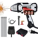 Oubit Welding Machine Handheld, 110V 20-200A IGBT Inverter ARC Portable Welder Machine with Rotary Switch LCD Display for 1.6-3.2mm Rods, Stick Welding Machine for Home DIY Professional Use