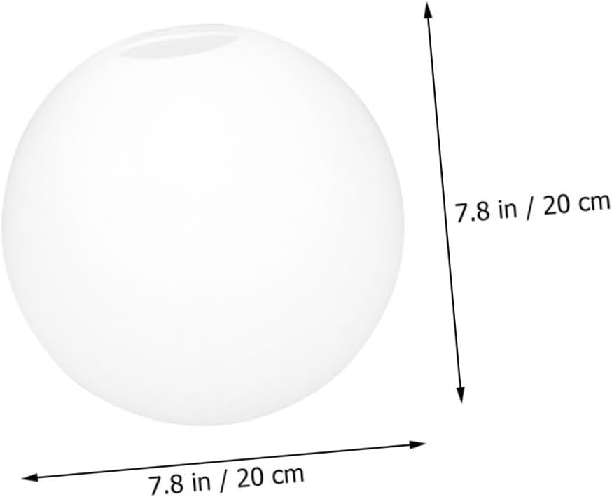 Ball Shaped Glass Lampshade Stylish Cover Elegant Design for Decorative Ceiling Lighting Accessory for Living Bedroom Decor