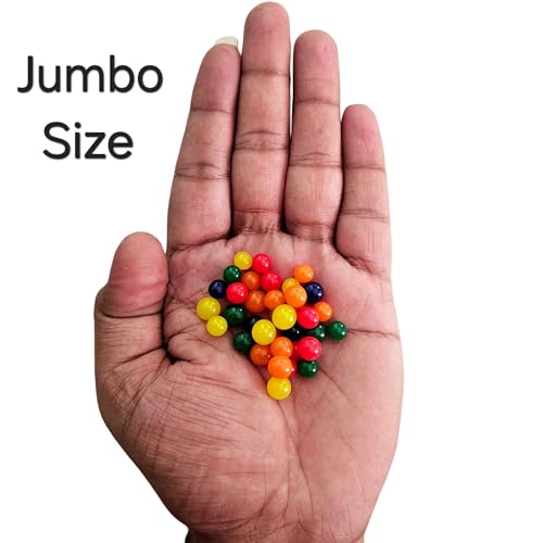 Image of SSKR Crystal Jumbo Jelly Water Balls Rubber Jelly Round Shape Beads Growing Orbezz - 50 GMS | Approx 180+ Jumbo Balls Inside