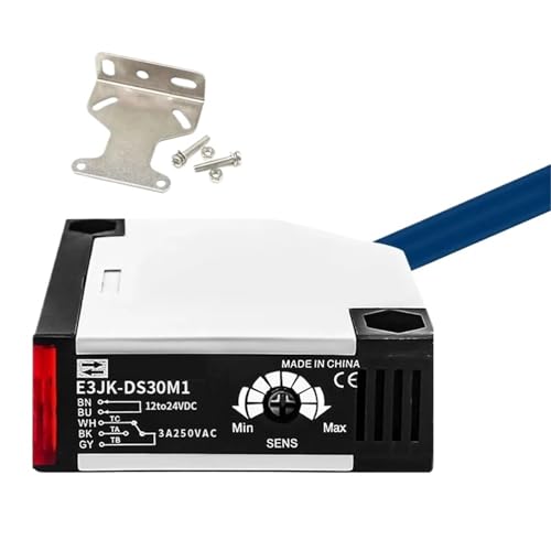 Capteur photoélectrique E3JK-DS30M1 infrarouge pour automatisation d'usine