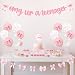 Kreatwow 13th Birthday Decorations for Girls Pink Bow Omg Ur A Teenager Banner Bow Party Garland Cheers To 13 Bownkot Party Decorations Happy 13th Birthday Cake Topper Balloons for Teenager Bday