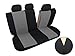 Upgrade4cars Fundas para Coches Asientos Universales Gris Negro | Funda Asiento Coches...